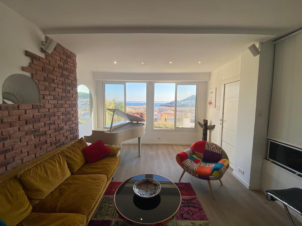 Au Coeur Du Parc National Du Massif Des Calanques, La Flibuste Des Goudes, Maison 2 Chambres, Climatisee, Jardins, Solarium, Proche Plage, Large Vue Mer Марсель Экстерьер фото