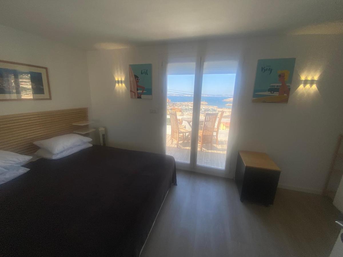 Au Coeur Du Parc National Du Massif Des Calanques, La Flibuste Des Goudes, Maison 2 Chambres, Climatisee, Jardins, Solarium, Proche Plage, Large Vue Mer Марсель Экстерьер фото