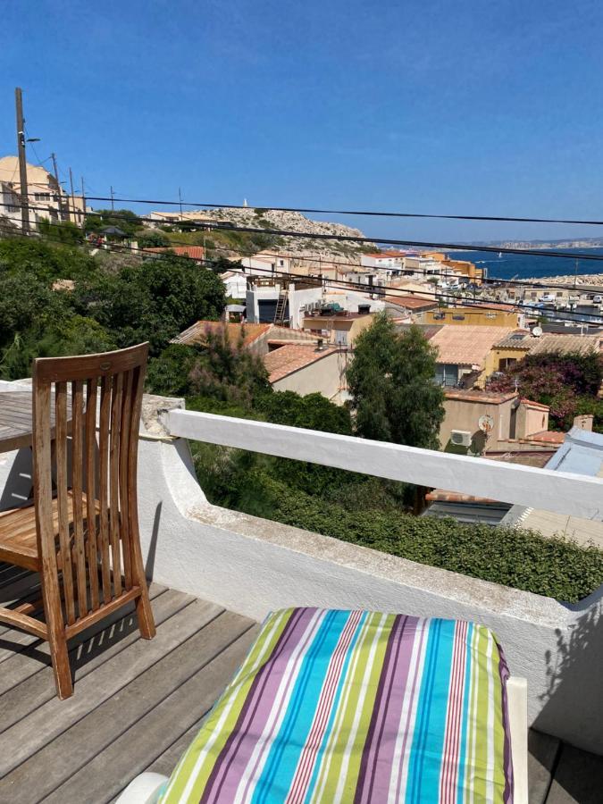 Au Coeur Du Parc National Du Massif Des Calanques, La Flibuste Des Goudes, Maison 2 Chambres, Climatisee, Jardins, Solarium, Proche Plage, Large Vue Mer Марсель Экстерьер фото