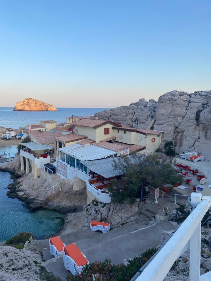 Au Coeur Du Parc National Du Massif Des Calanques, La Flibuste Des Goudes, Maison 2 Chambres, Climatisee, Jardins, Solarium, Proche Plage, Large Vue Mer Марсель Экстерьер фото