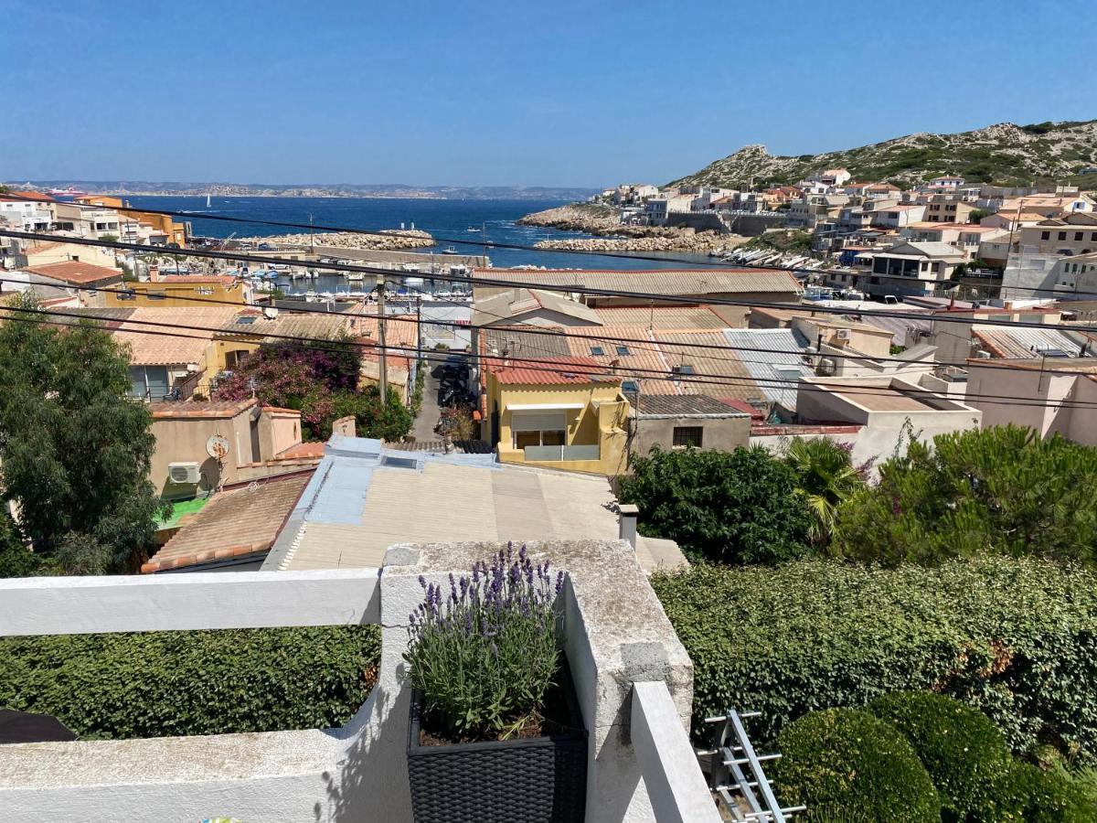 Au Coeur Du Parc National Du Massif Des Calanques, La Flibuste Des Goudes, Maison 2 Chambres, Climatisee, Jardins, Solarium, Proche Plage, Large Vue Mer Марсель Экстерьер фото