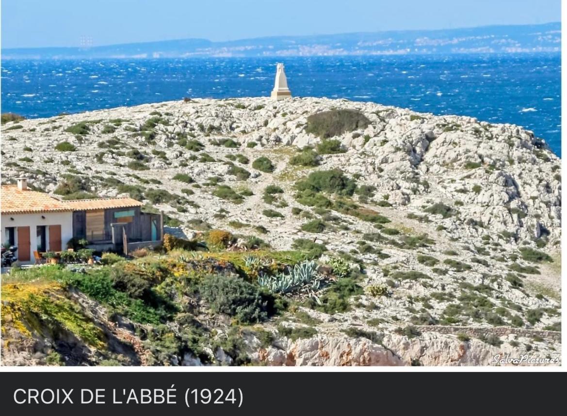 Au Coeur Du Parc National Du Massif Des Calanques, La Flibuste Des Goudes, Maison 2 Chambres, Climatisee, Jardins, Solarium, Proche Plage, Large Vue Mer Марсель Экстерьер фото