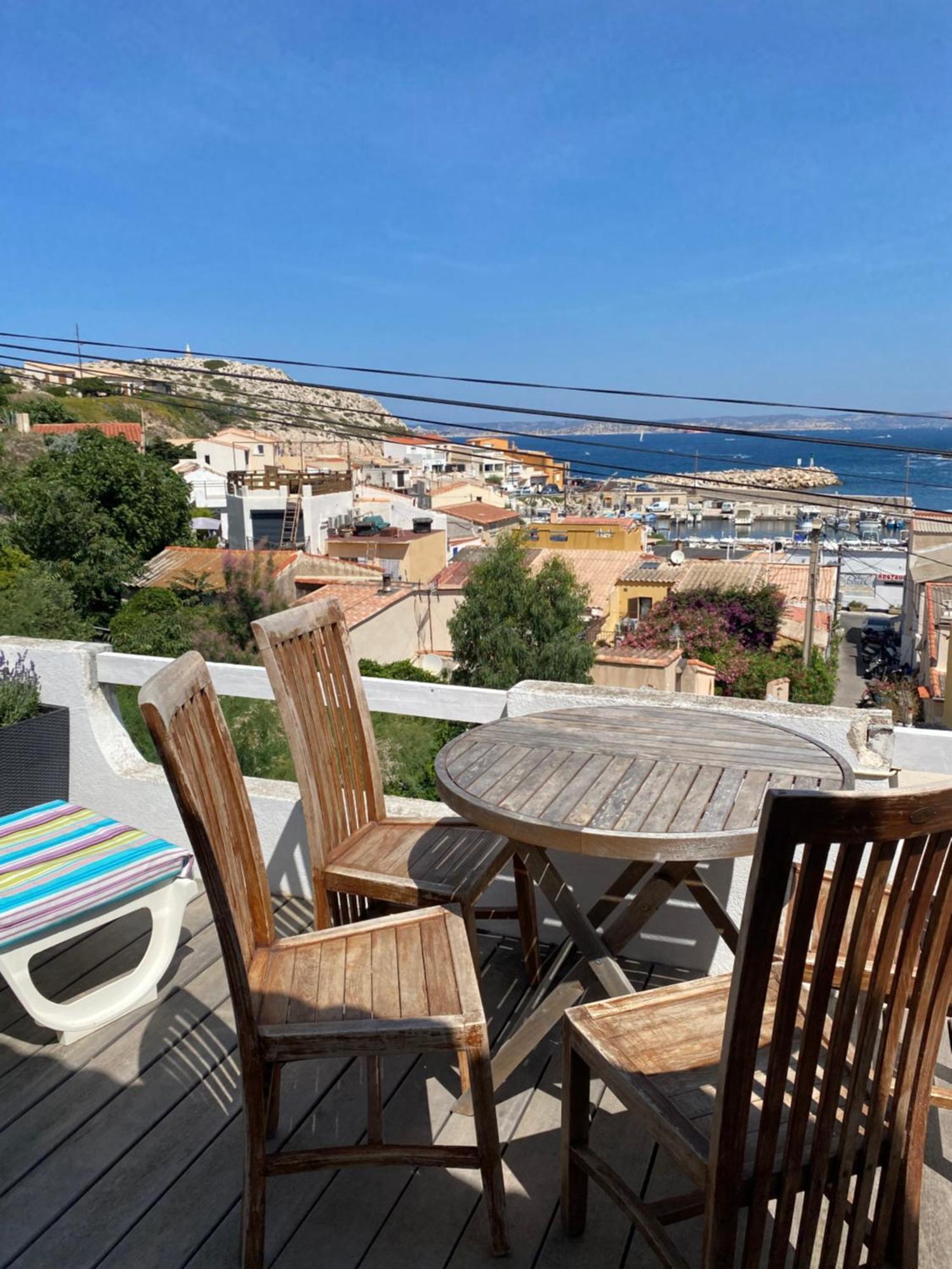 Au Coeur Du Parc National Du Massif Des Calanques, La Flibuste Des Goudes, Maison 2 Chambres, Climatisee, Jardins, Solarium, Proche Plage, Large Vue Mer Марсель Экстерьер фото