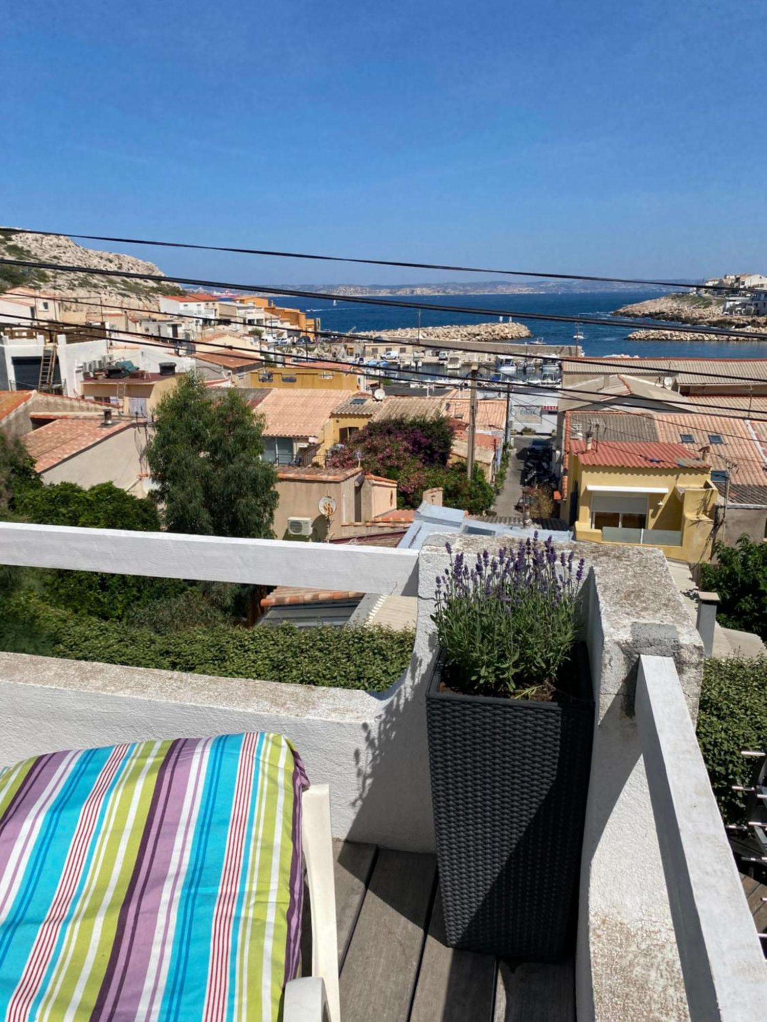 Au Coeur Du Parc National Du Massif Des Calanques, La Flibuste Des Goudes, Maison 2 Chambres, Climatisee, Jardins, Solarium, Proche Plage, Large Vue Mer Марсель Экстерьер фото
