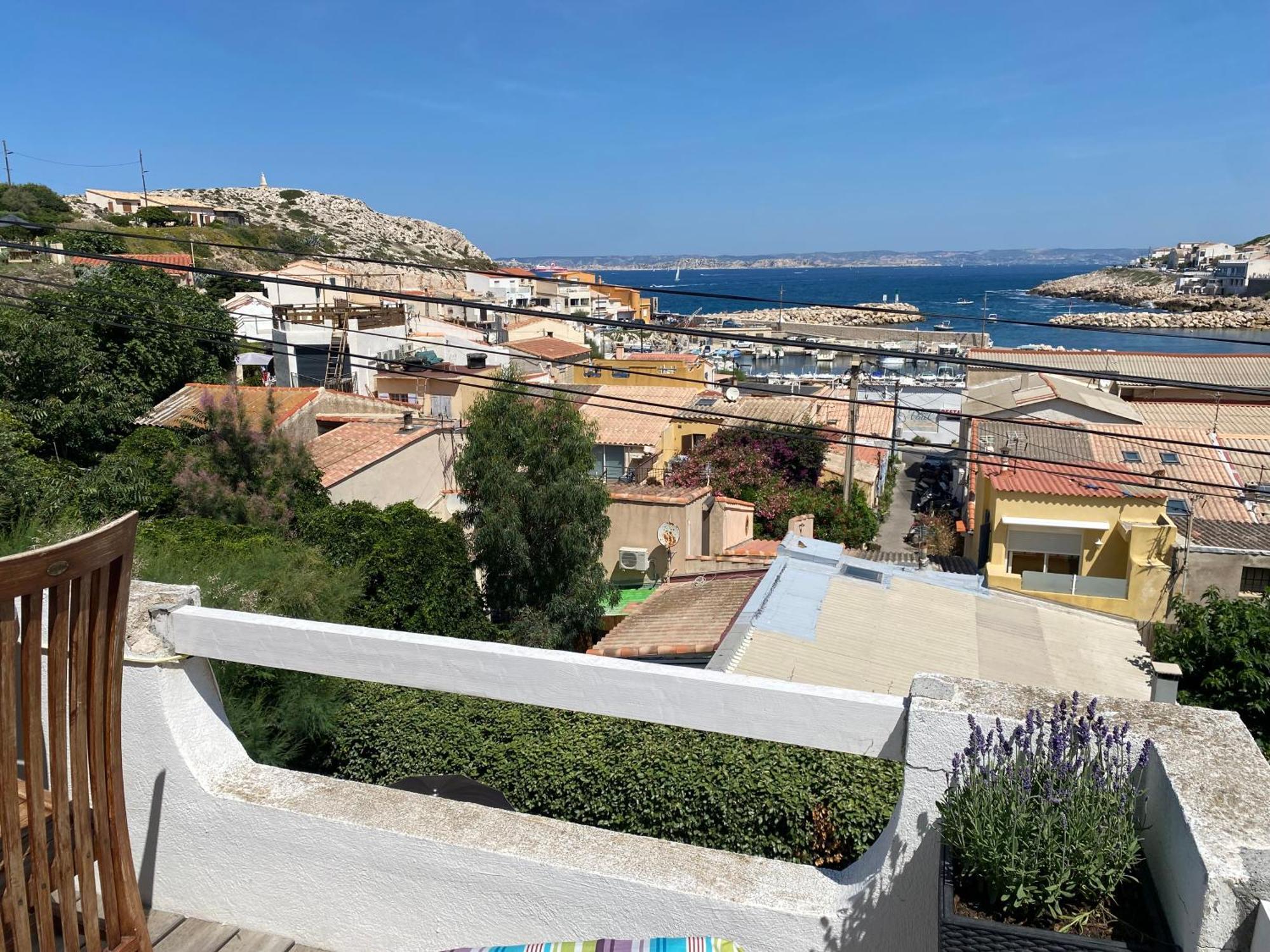 Au Coeur Du Parc National Du Massif Des Calanques, La Flibuste Des Goudes, Maison 2 Chambres, Climatisee, Jardins, Solarium, Proche Plage, Large Vue Mer Марсель Экстерьер фото