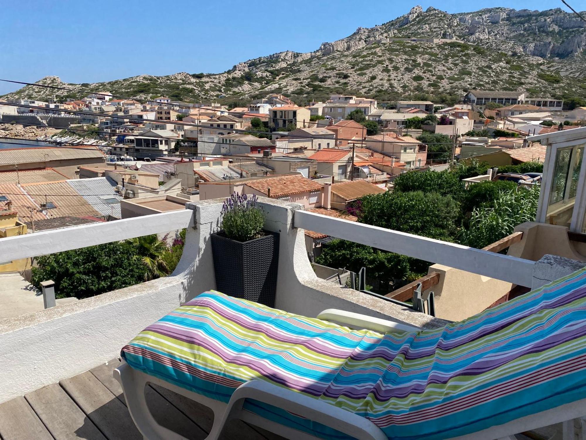 Au Coeur Du Parc National Du Massif Des Calanques, La Flibuste Des Goudes, Maison 2 Chambres, Climatisee, Jardins, Solarium, Proche Plage, Large Vue Mer Марсель Экстерьер фото